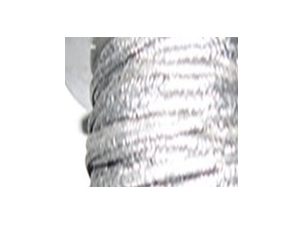 Graphite Yarn Wrapped With Wire Mesh